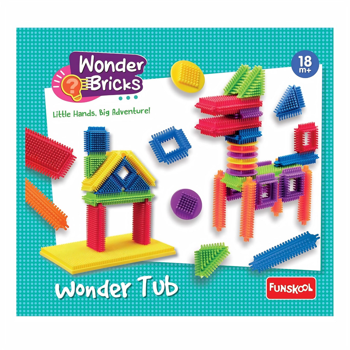 Funskool Wonder Bricks Wonder Tub_5