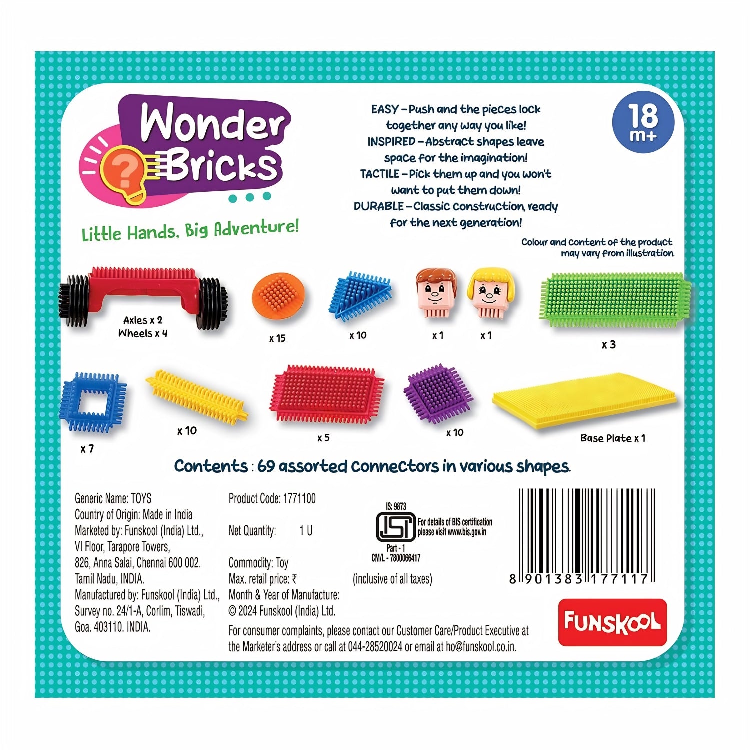 Funskool Wonder Bricks Wonder Tub_6