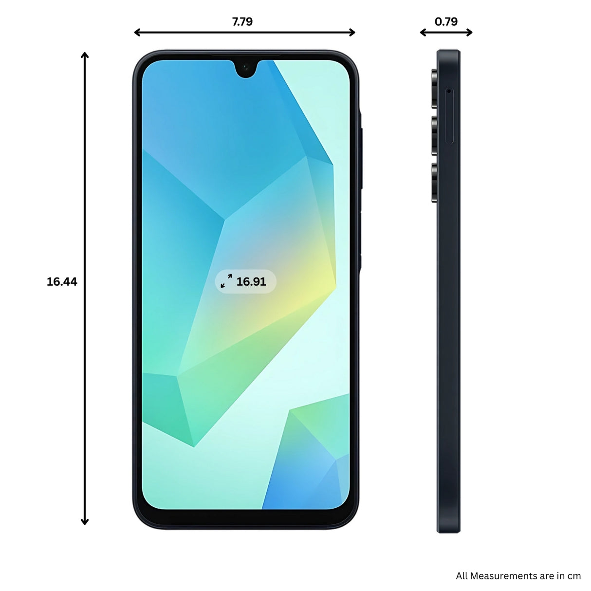 Samsung Galaxy A16 5G (8/128 GB, Blue Black)