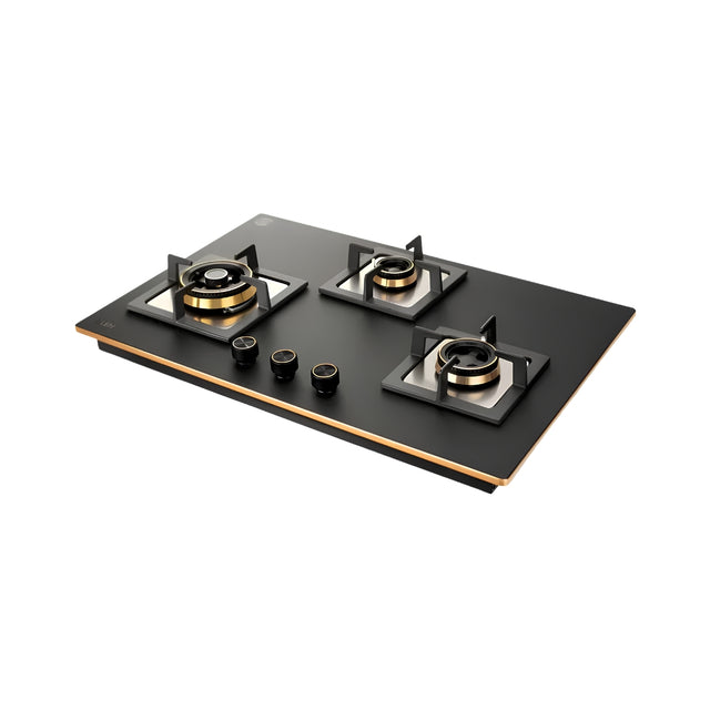 Glen1073XLSQHT3-BurnerBuilt-InHob_Black_FrontView_1