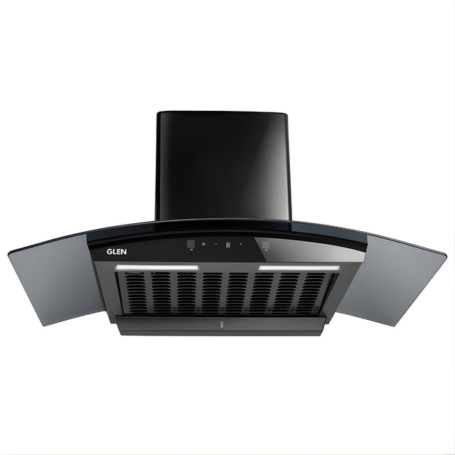 Glen 6058 DI BL AC 90 cm Auto-Clean Filterless Chimney – Black_1