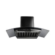 Glen 6058 DI BL AC 90 cm Auto-Clean Filterless Chimney – Black_Front View