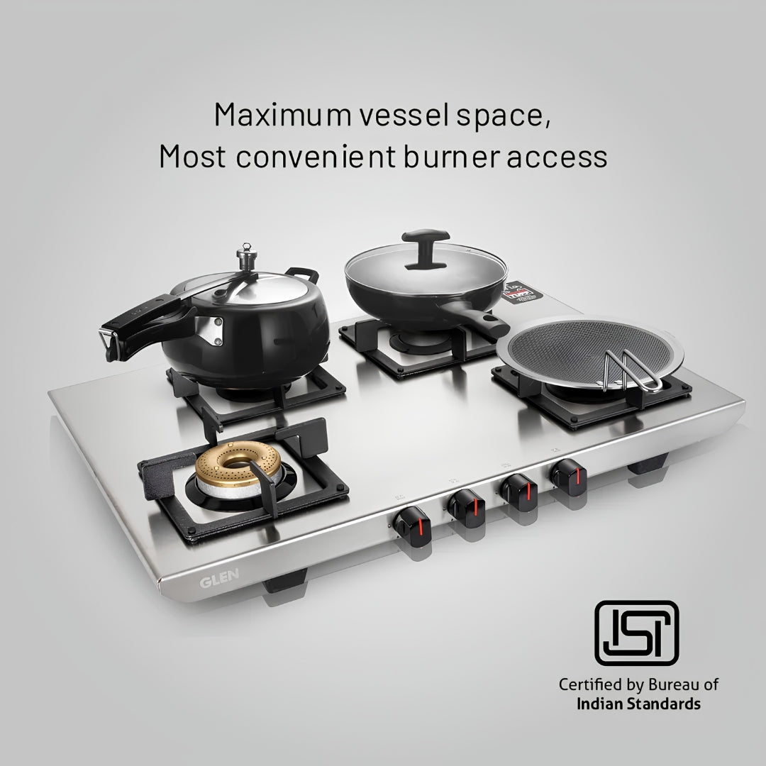 Glen CT1054UTSS Ultra Tuff 4 Burner Cooktop - Silver_2