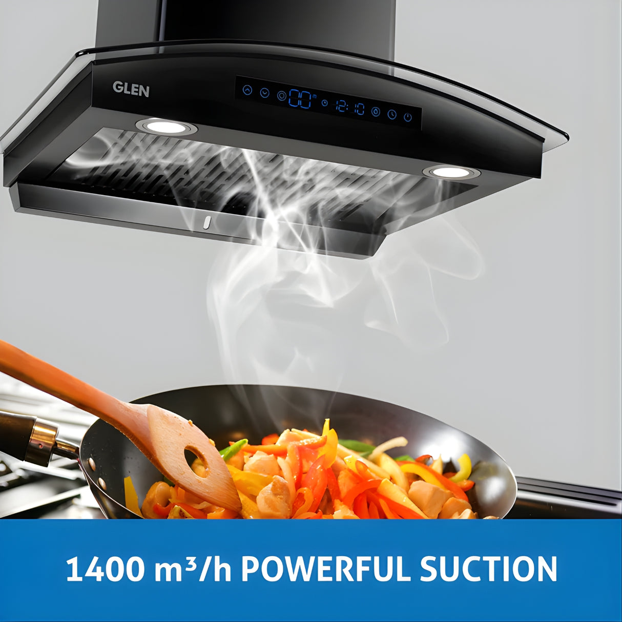 Glen GL 6069 BL BLDC AC 90 cm Auto-Clean Filterless Chimney – Black_6
