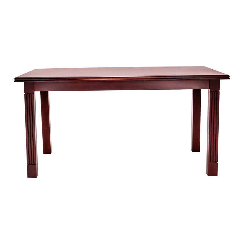 Glenburn Pro Rectangle Wooden Top Dining Table 4 Seater - Honey Finish