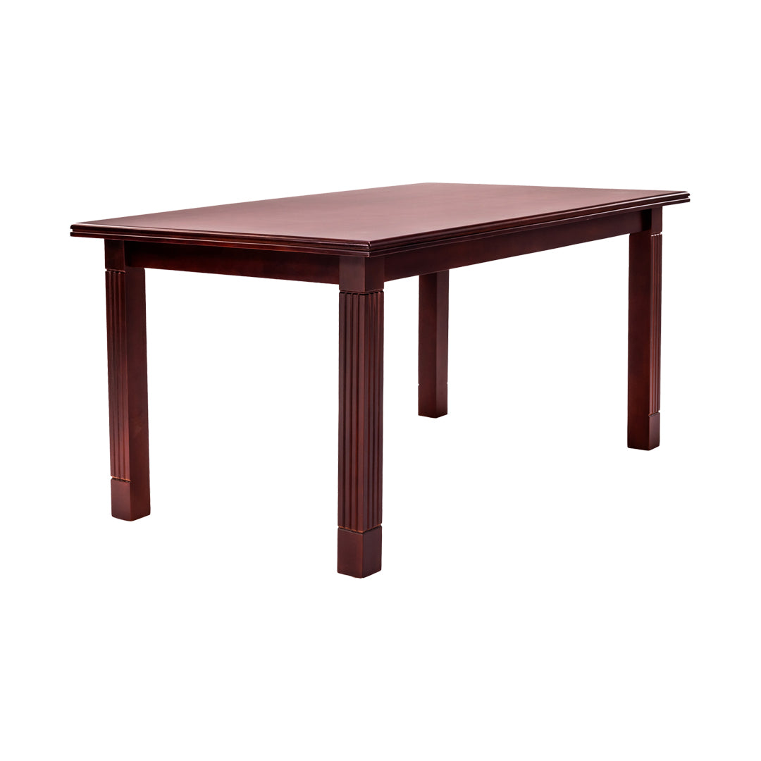 Glenburn Rectangle Wooden Top Dining Table 4 Seater - Honey Finish_1