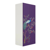 Godrej Aceline Full Locker 2-Door Steel Wardrobe - Textured Magic Purple
