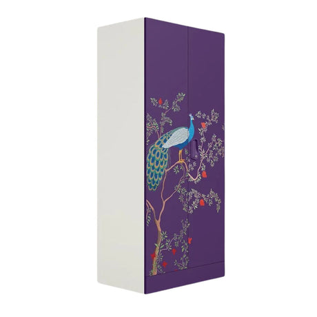 Godrej Aceline Full Locker 2-Door Steel Wardrobe - Textured Magic Purple