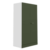 Godrej Auraline Men Basic 2-Door Steel Wardrobe - Matte Tree Mist