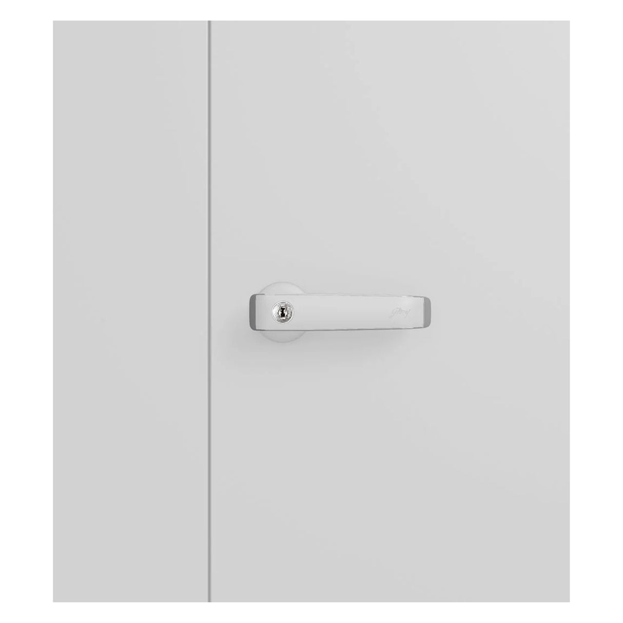 Godrej Auraline Men Premium 2-Door Steel Wardrobe - Textured Bond White