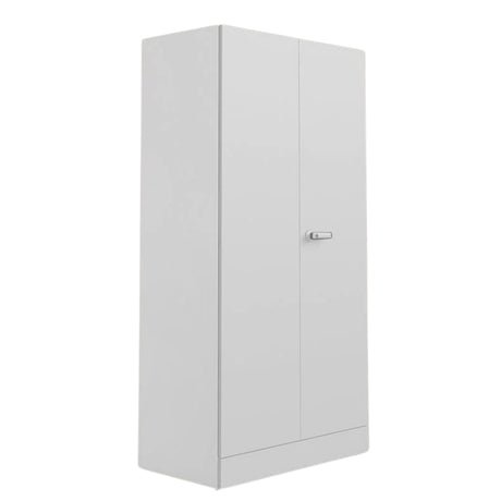 Godrej Auraline Men Premium 2-Door Steel Wardrobe - Textured Bond White