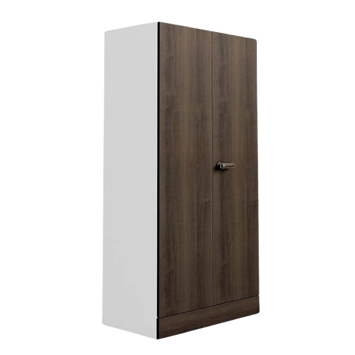 Godrej Auraline Men Premium 2-Door Steel Wardrobe - Walnut