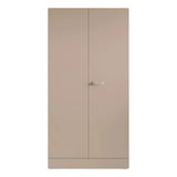 Godrej Auraline Women Basic 2-Door Steel Wardrobe - Textured Affogato