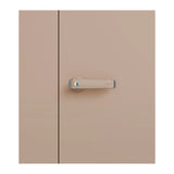 Godrej Auraline Women Basic 2-Door Steel Wardrobe - Textured Affogato