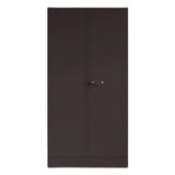 Godrej Auraline Women Basic 2-Door Steel Wardrobe - Textured Coffee Brown