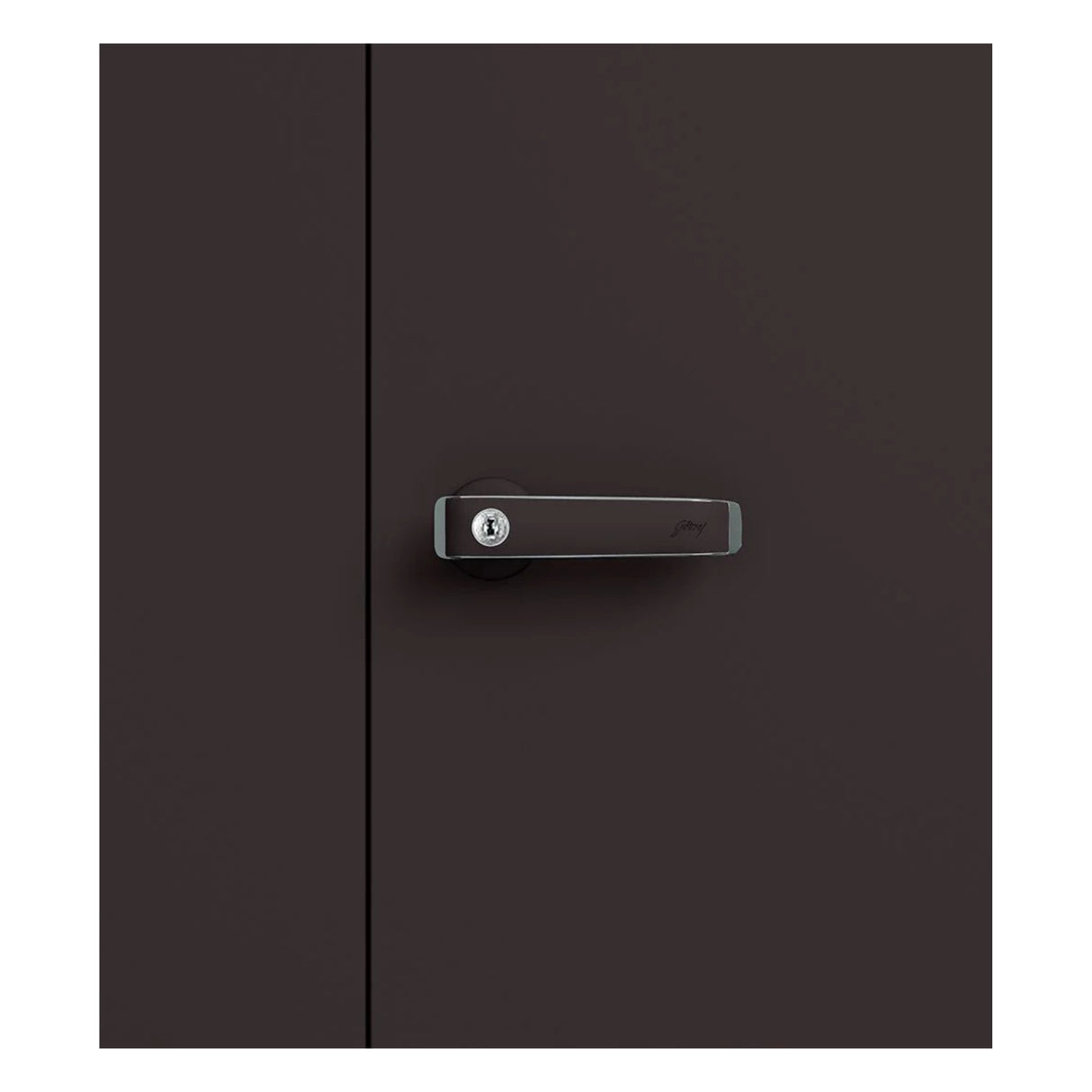 Godrej Auraline Women Basic 2-Door Steel Wardrobe - Textured Coffee Brown