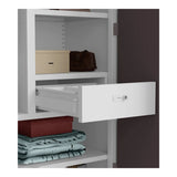 Godrej Auraline Women Basic 2-Door Steel Wardrobe - Textured Coffee Brown