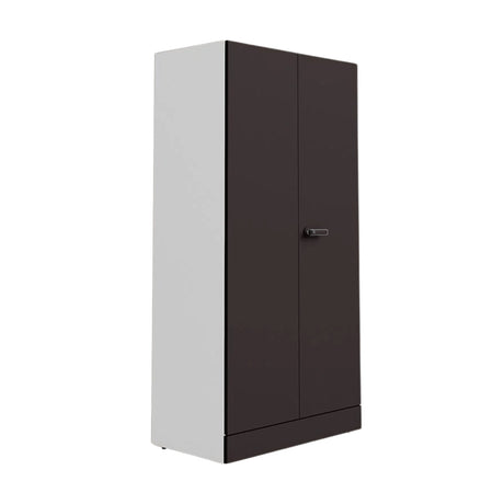 Godrej Auraline Women Basic 2-Door Steel Wardrobe - Textured Coffee Brown