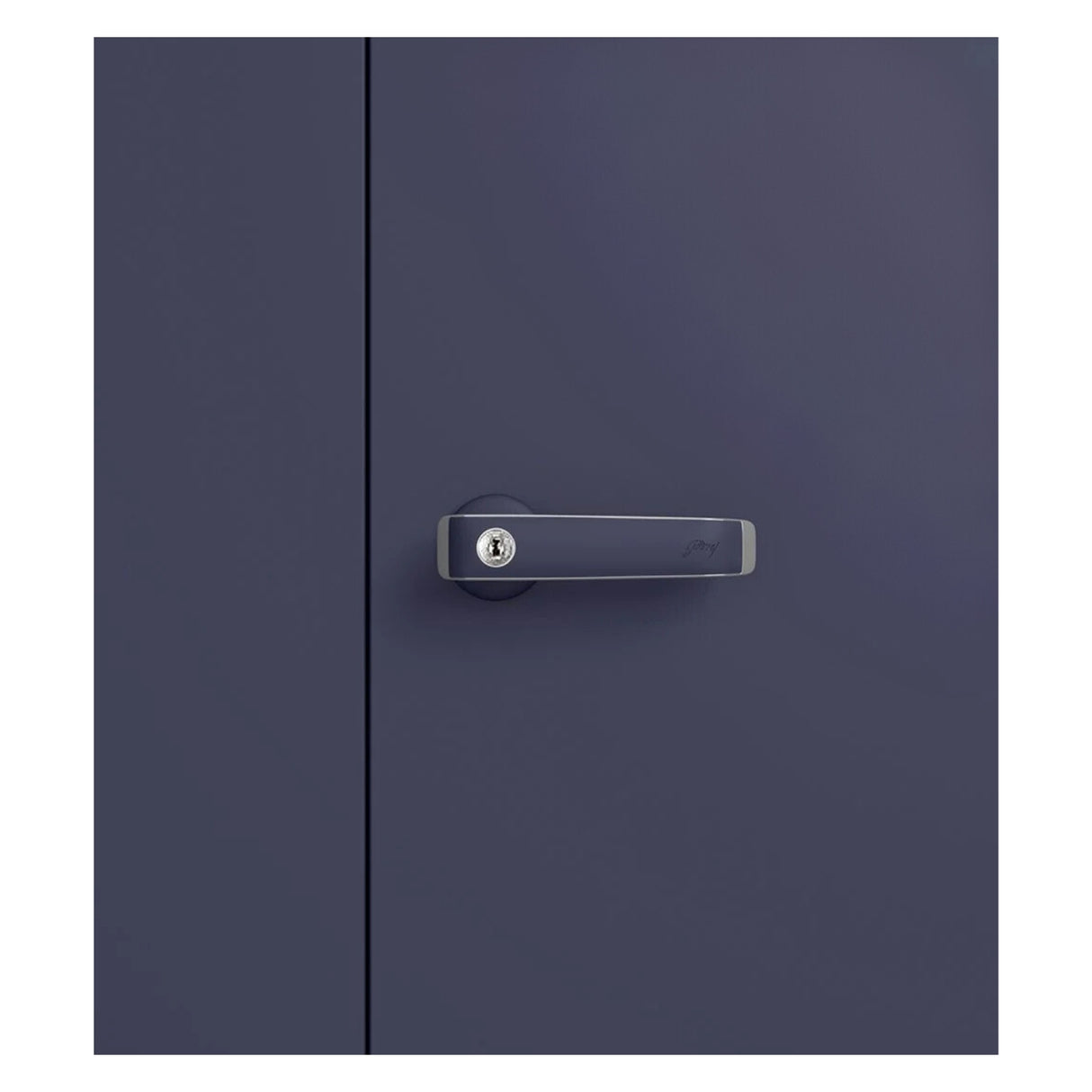 Godrej Auraline Women Basic 2-Door Steel Wardrobe - Textured Navy Blue