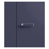 Godrej Auraline Women Basic 2-Door Steel Wardrobe - Textured Navy Blue