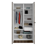 Godrej Auraline Women Basic 2-Door Steel Wardrobe - Walnut