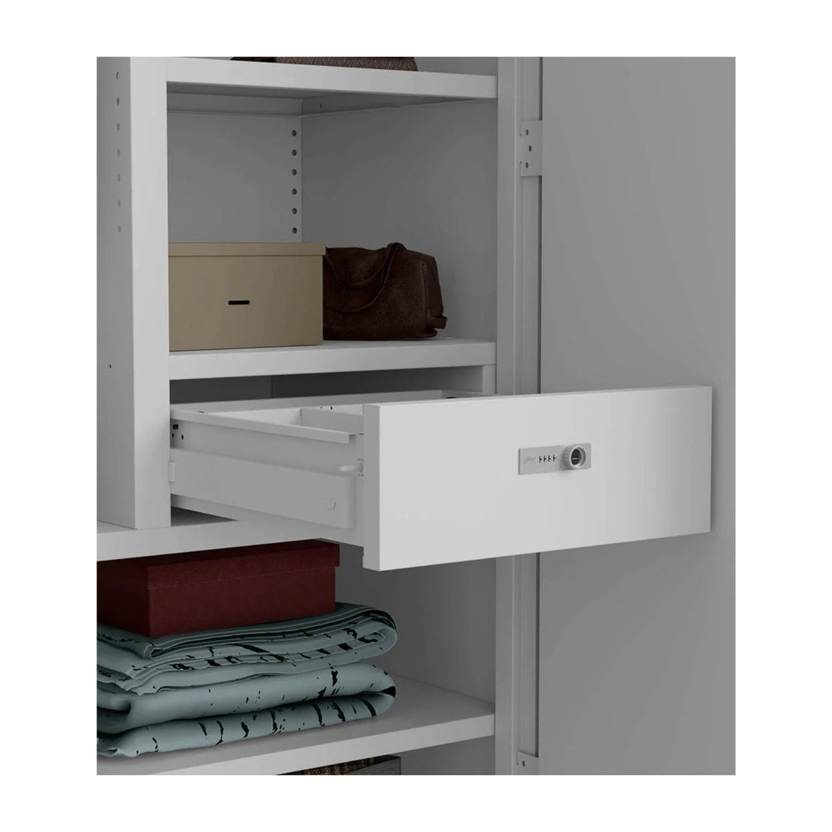 Godrej Auraline Women Basic 2-Door Steel Wardrobe - Walnut