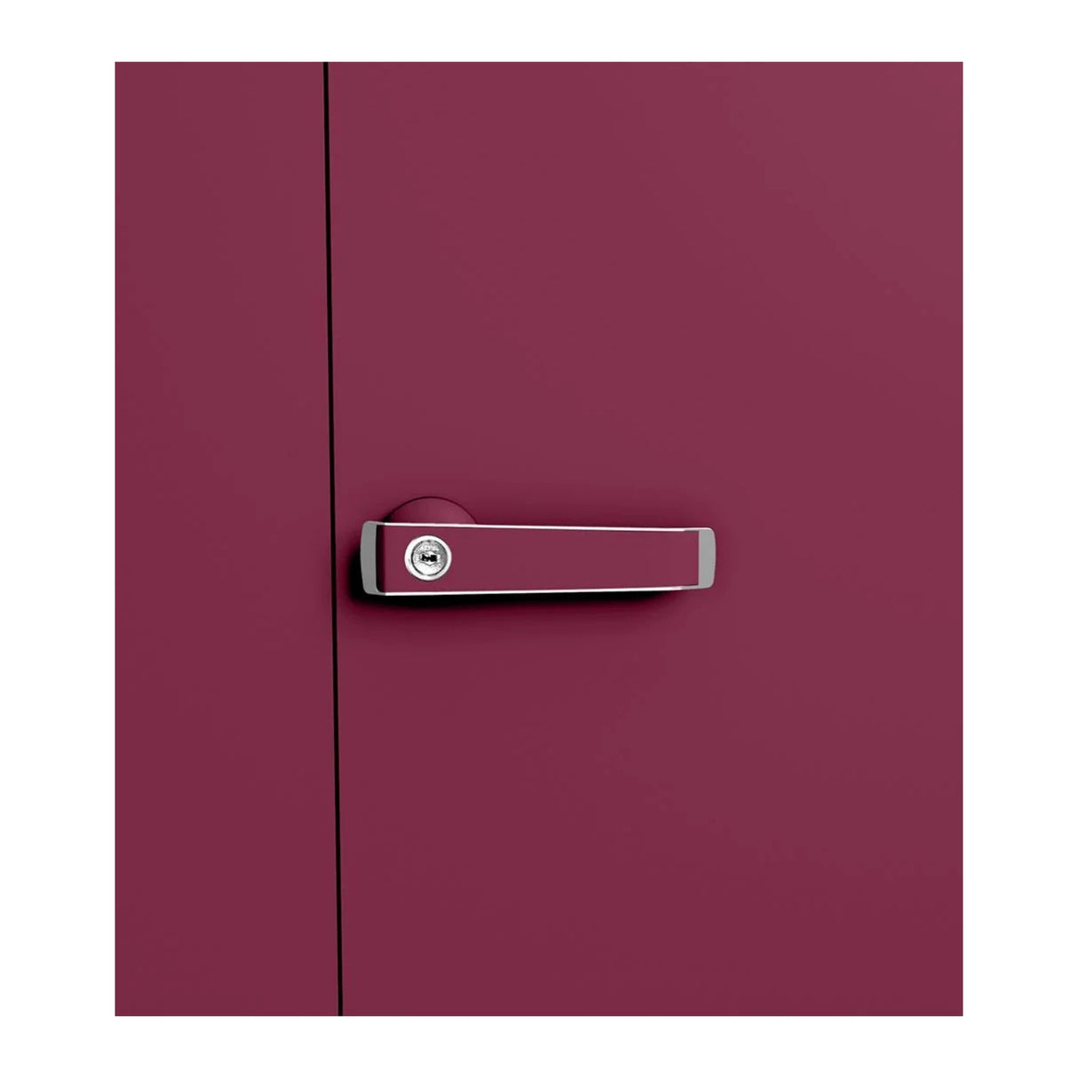 Godrej Auraline Women Premium 2-Door Steel Wardrobe - Textured Berry