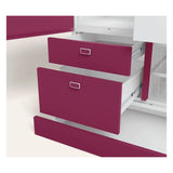 Godrej Auraline Women Premium 2-Door Steel Wardrobe - Textured Berry