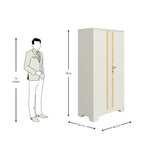 Godrej Centurion Plus 2-Door Steel Wardrobe - Bond White