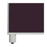 Godrej H1 2-Door Steel Wardrobe - Textured Shellwine Red