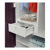 Godrej H1 2-Door Steel Wardrobe - Textured Shellwine Red