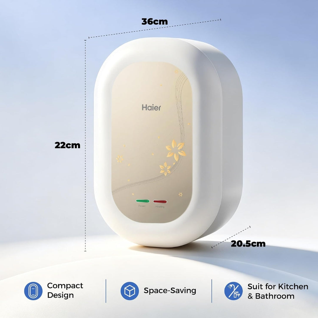 HAIER WATER HEATER - EI3V-C1(I)-P 3 L - Dimension - 2