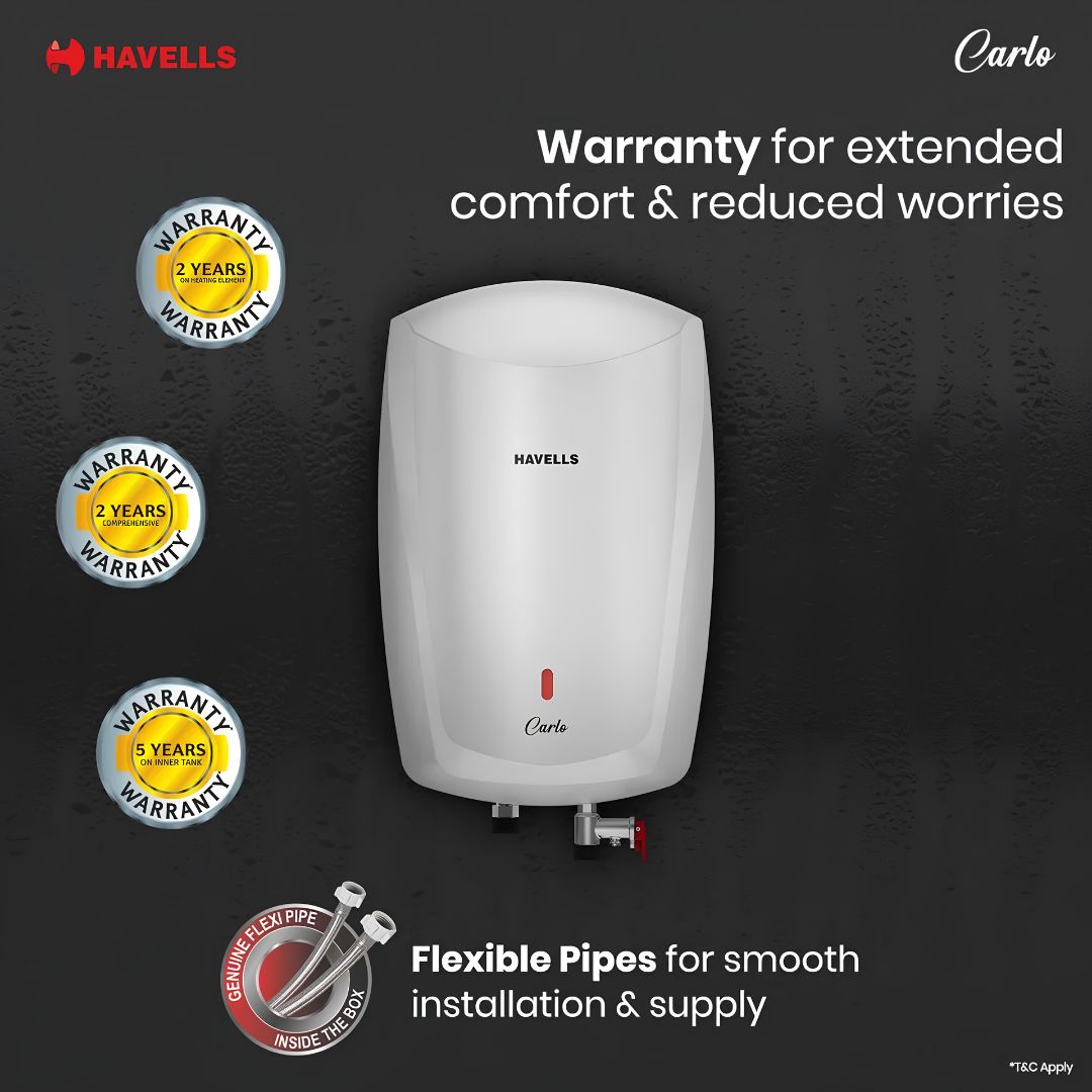 HAVELLS - CARLO INSTANT WATER HEATER 5L - WHITE_9
