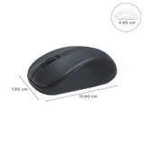 HP S500 USB Wireless Optical Mouse - Black