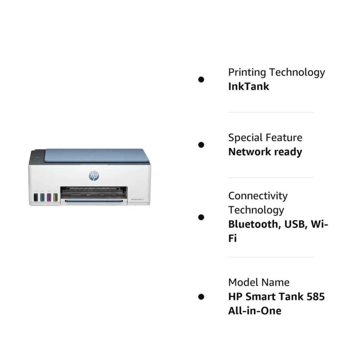 HP Smart Tank 585 All-in-One Printer - White