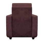 Hague Fabric Sofa 1 Seater - Brown