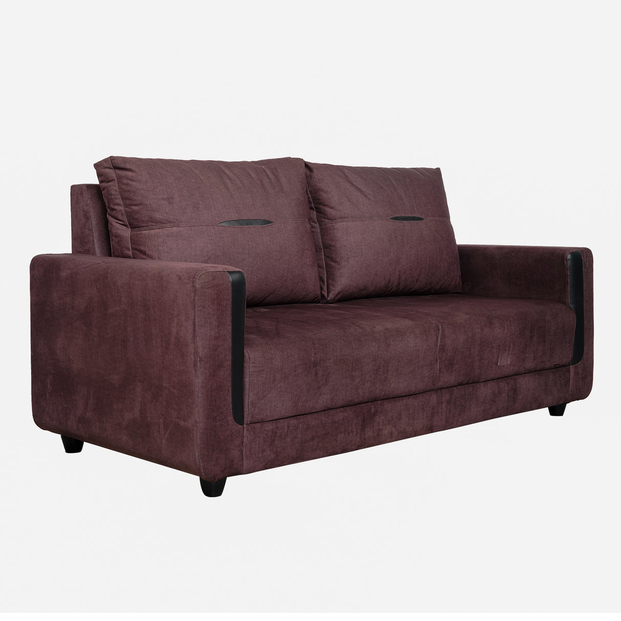 Hague Fabric Sofa 3 Seater - Brown