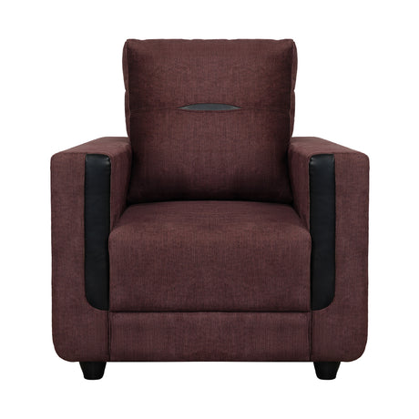 Hague Fabric Sofa 1-Seater - Brown_2