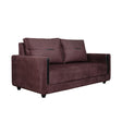 Hague Fabric Sofa 3-Seater - Brown_1