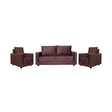Hague Fabric Sofa Set (3+1+1-Seater) - Brown_1