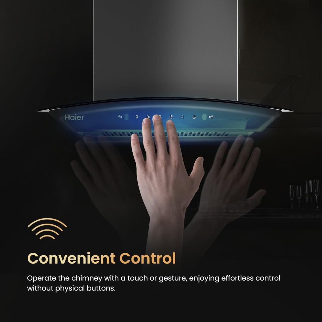 Haier-Kitchen Chimney 60 CM Glass-HIH-G1600-IN - Featur - 5