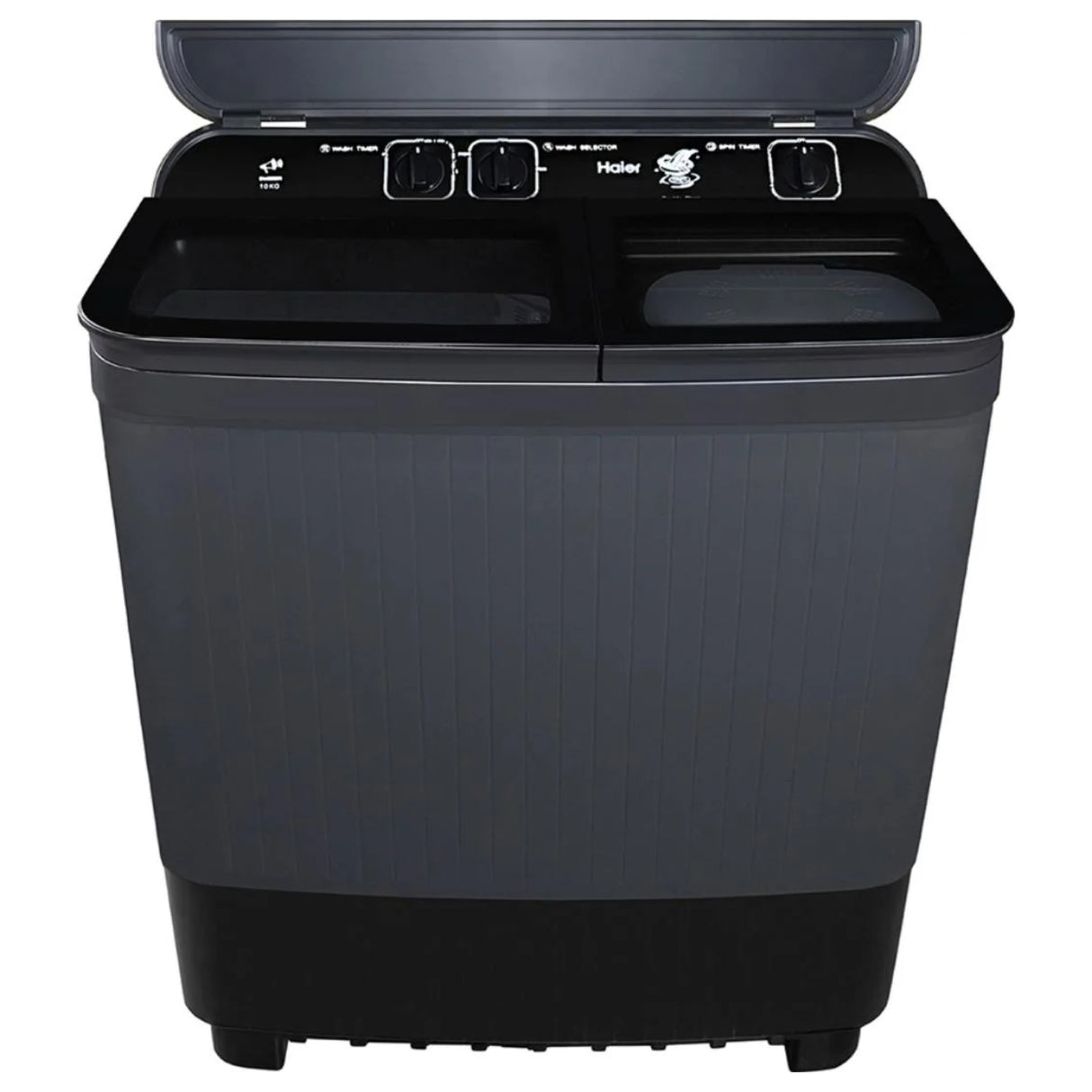 Haier HTW85-186B Washing Machine 8.5 Kg - Black