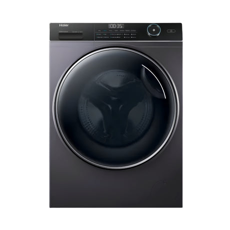 HaierFullyAutomaticFrontLoadWashingMachineHW80-DM14959CS6U1 8Kg-StarrySilver_FrontView_1