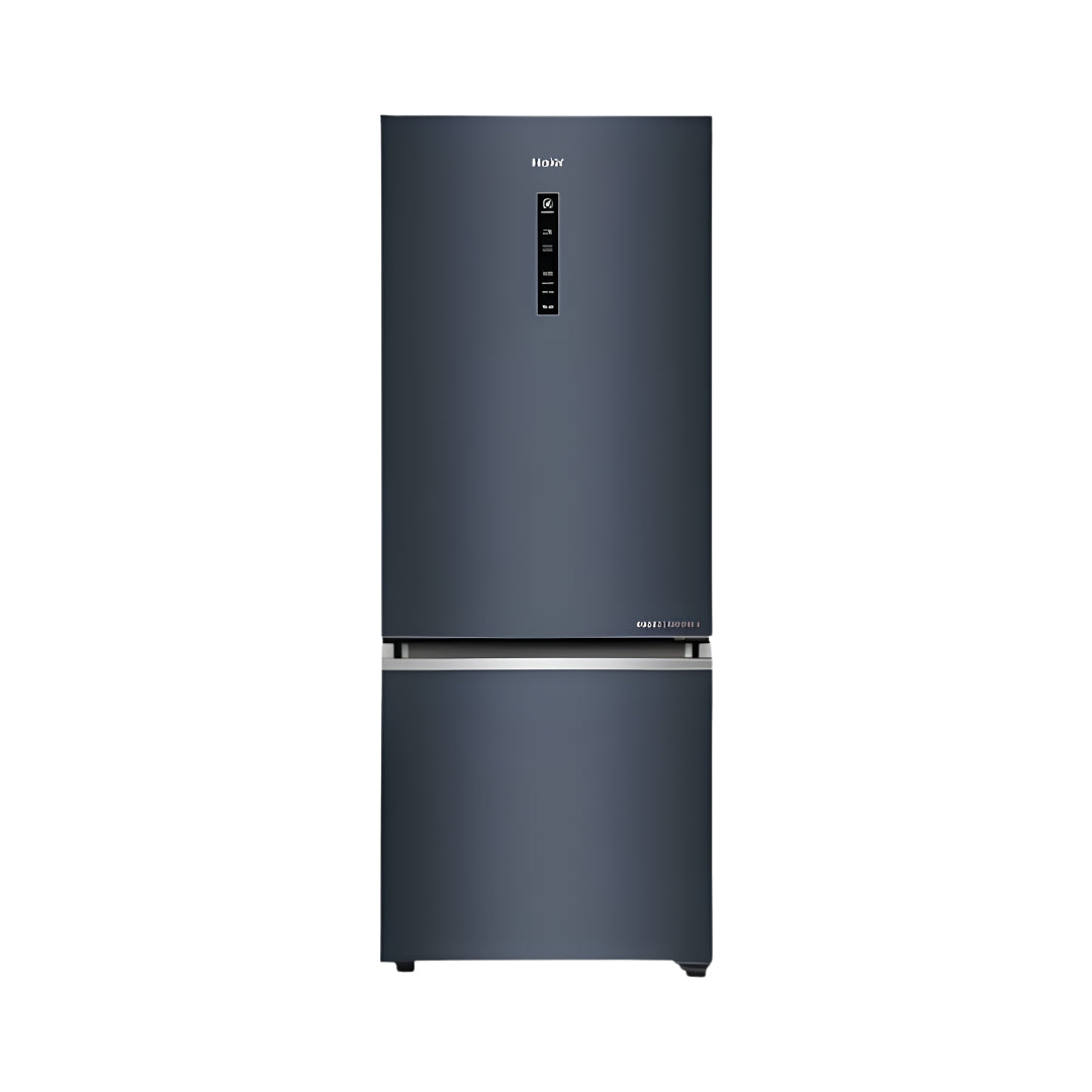 HaierHRB-3752BGK-P325L2-StarBottom-MountFrost-FreeRefrigerator_GraphiteBlack_1_FrontView