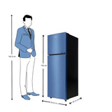 Haier HRF-2902BGI-P (240L) Double Door Fridge –  Green Inox