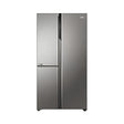 HaierHRT-683ISU1SidebySideRefrigerator598L-InoxSteel_1_FrontView