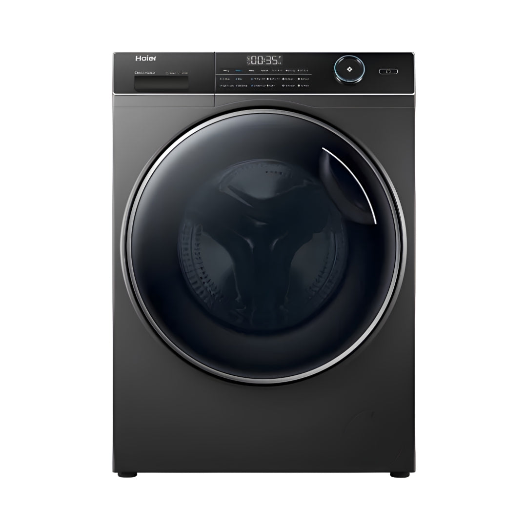 HaierHW110-DM14959CS8U1FullyAutomaticFrontLoadWashingMachine11kg-DarkJadeSilver_Frontview_1