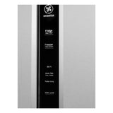 Haier 596L Side-by-Side Refrigerator (HRS-682SWDU1) – Shiny Steel Finish