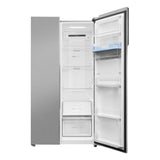 Haier 596L Side-by-Side Refrigerator (HRS-682SWDU1) – Shiny Steel Finish