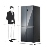 Haier HRB-600MGU1 3 Star 520 L  Side by Side Refrigerator - Mirror Glass